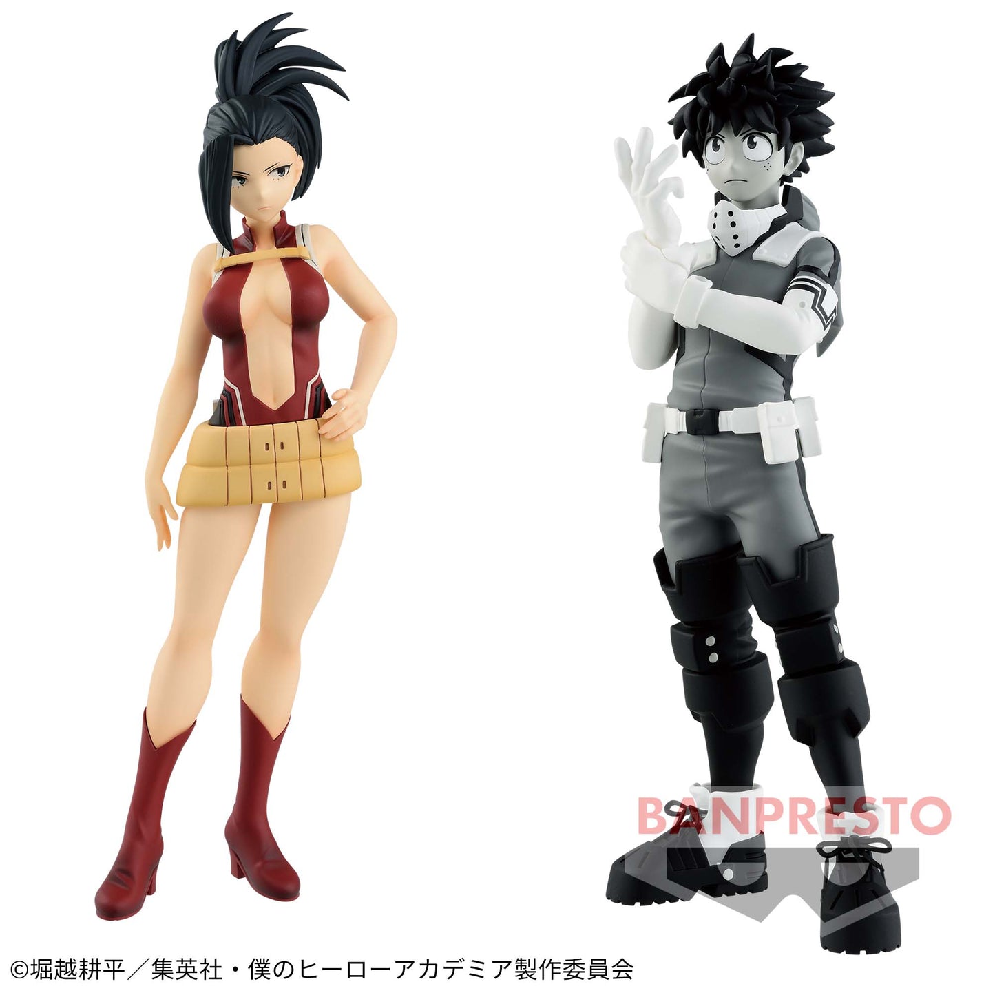 Momo Yaoyorozu and Izuku Midoriya AGE OF HEROES Banpresto My Hero Academia