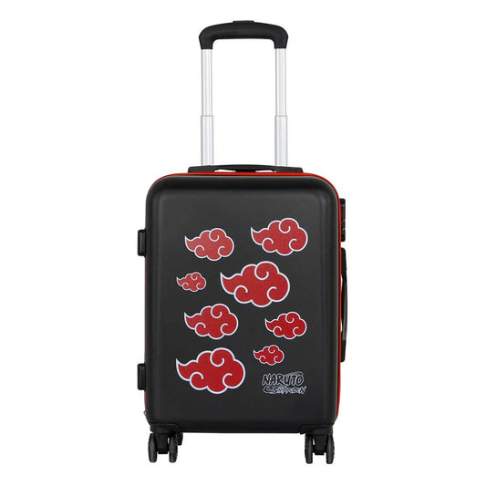 ناروتو سحب الغيوم- حقيبة سفر صغيرة ABS 4 عجلات، أسود