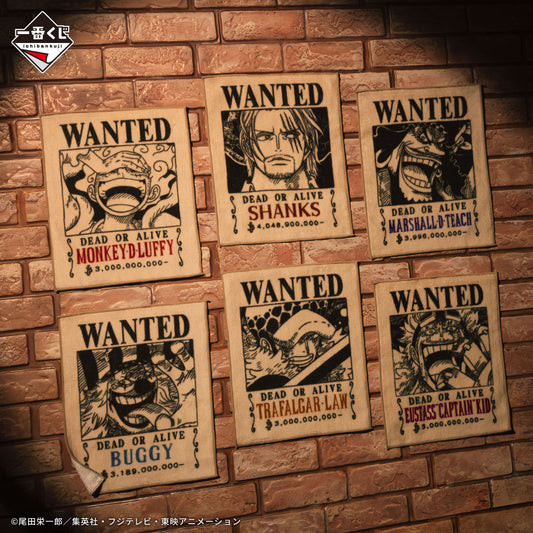 Steckbrief-Handtuch Premio F Ichiban Kuji One Piece