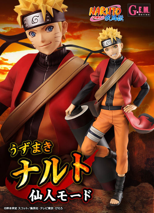 Uzumaki Naruto Sage Mode GEM Naruto Shippuden Megahouse