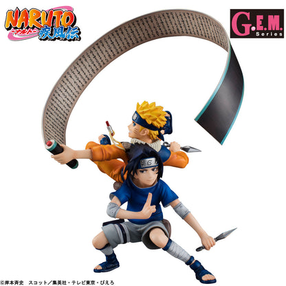 Uzumaki Naruto and Uchiha Sasuke GEM Naruto Shippuden Megahouse