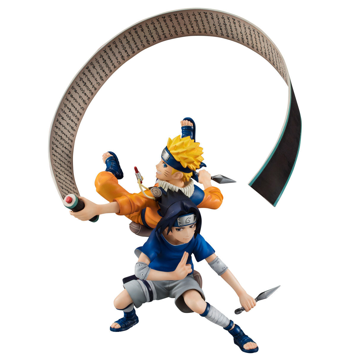 Uzumaki Naruto and Uchiha Sasuke GEM Naruto Shippuden Megahouse