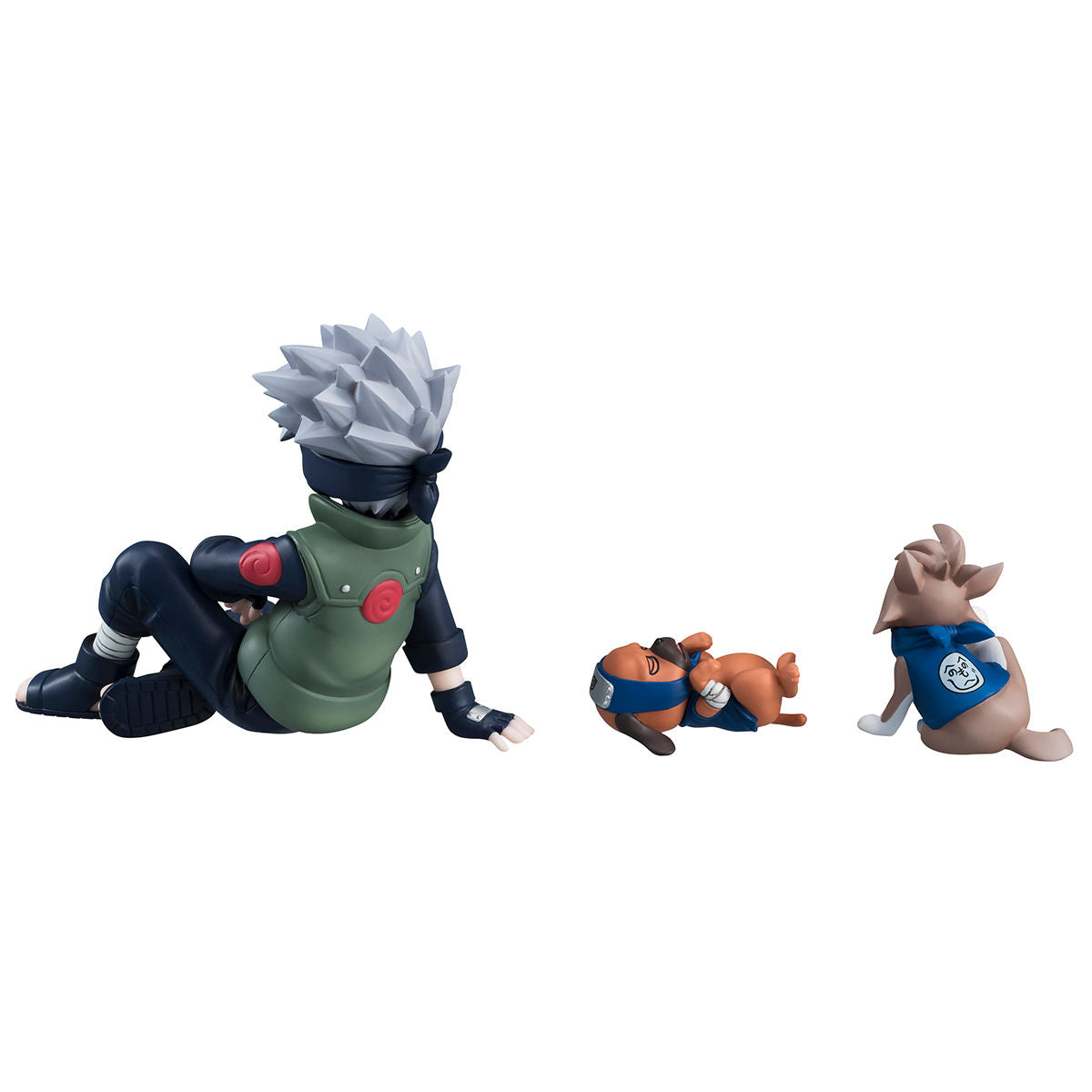 Hatake Kakashi and Ninja Dog Set GEM Gaiden! Naruto Shippuden Megahouse