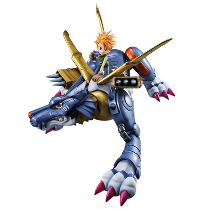 Metal Garurumon & Ishida Yamato Precious GEM Digimon Megahouse