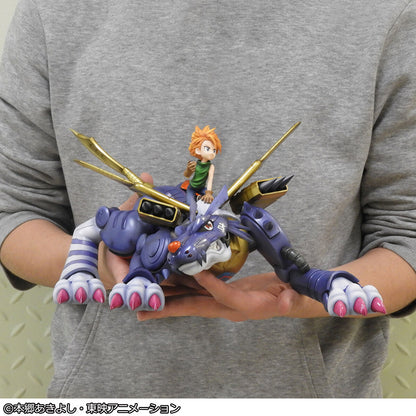 Metal Garurumon & Ishida Yamato Precious GEM Digimon Megahouse