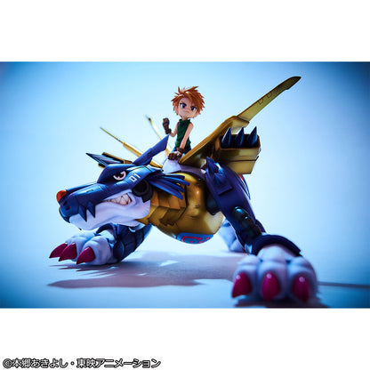 Metal Garurumon & Ishida Yamato Precious GEM Digimon Megahouse