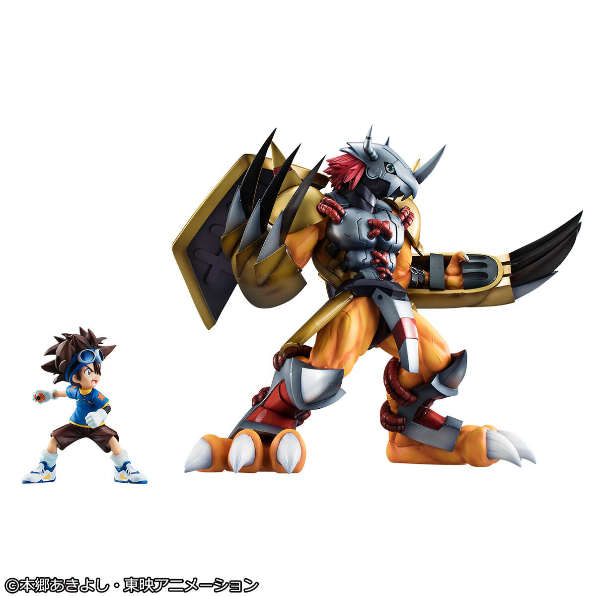Wargreymon & Taichi Yagami Precious GEM Digimon Megahouse