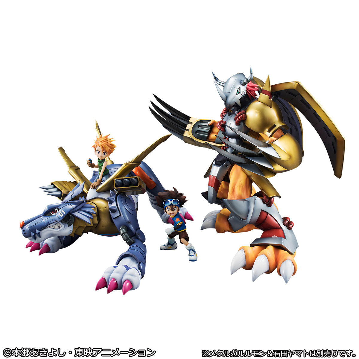 Wargreymon & Taichi Yagami Precious GEM Digimon Megahouse