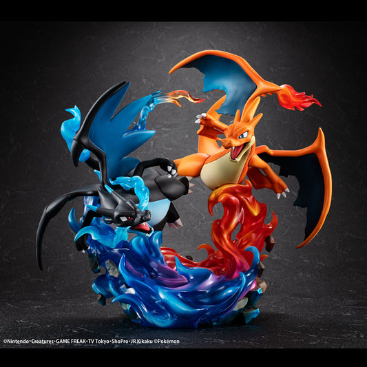 Mega Charizard X & Mega Charizard Y G.E.M. EX Pokémon Megahouse