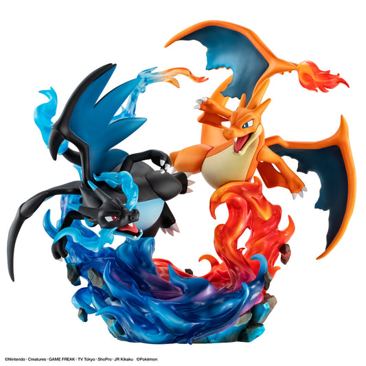 Mega Charizard X & Mega Charizard Y G.E.M. EX Pokémon Megahouse