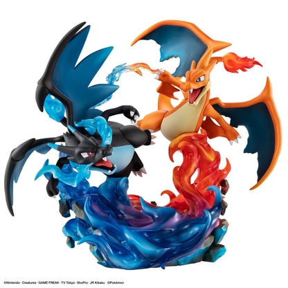 Mega Charizard X & Mega Charizard Y G.E.M. EX Pokémon Megahouse