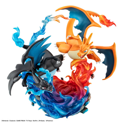 Mega Charizard X & Mega Charizard Y G.E.M. EX Pokémon Megahouse
