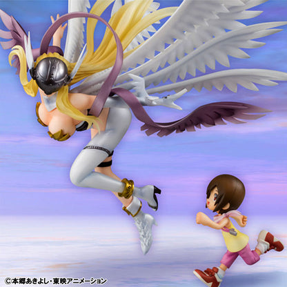 Angewomon & Hikari Yagami GEM Digimon Megahouse
