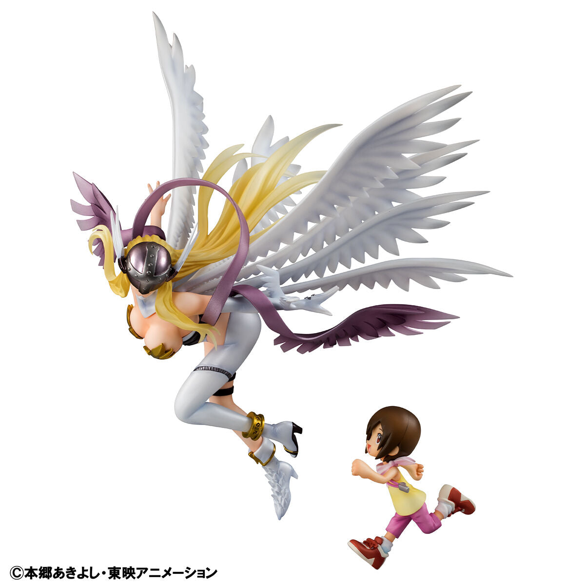 Angewomon & Hikari Yagami GEM Digimon Megahouse