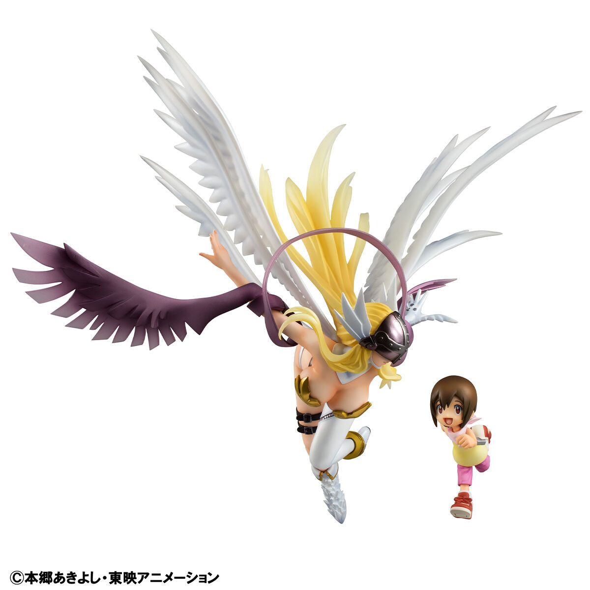 Angewomon & Hikari Yagami GEM Digimon Megahouse