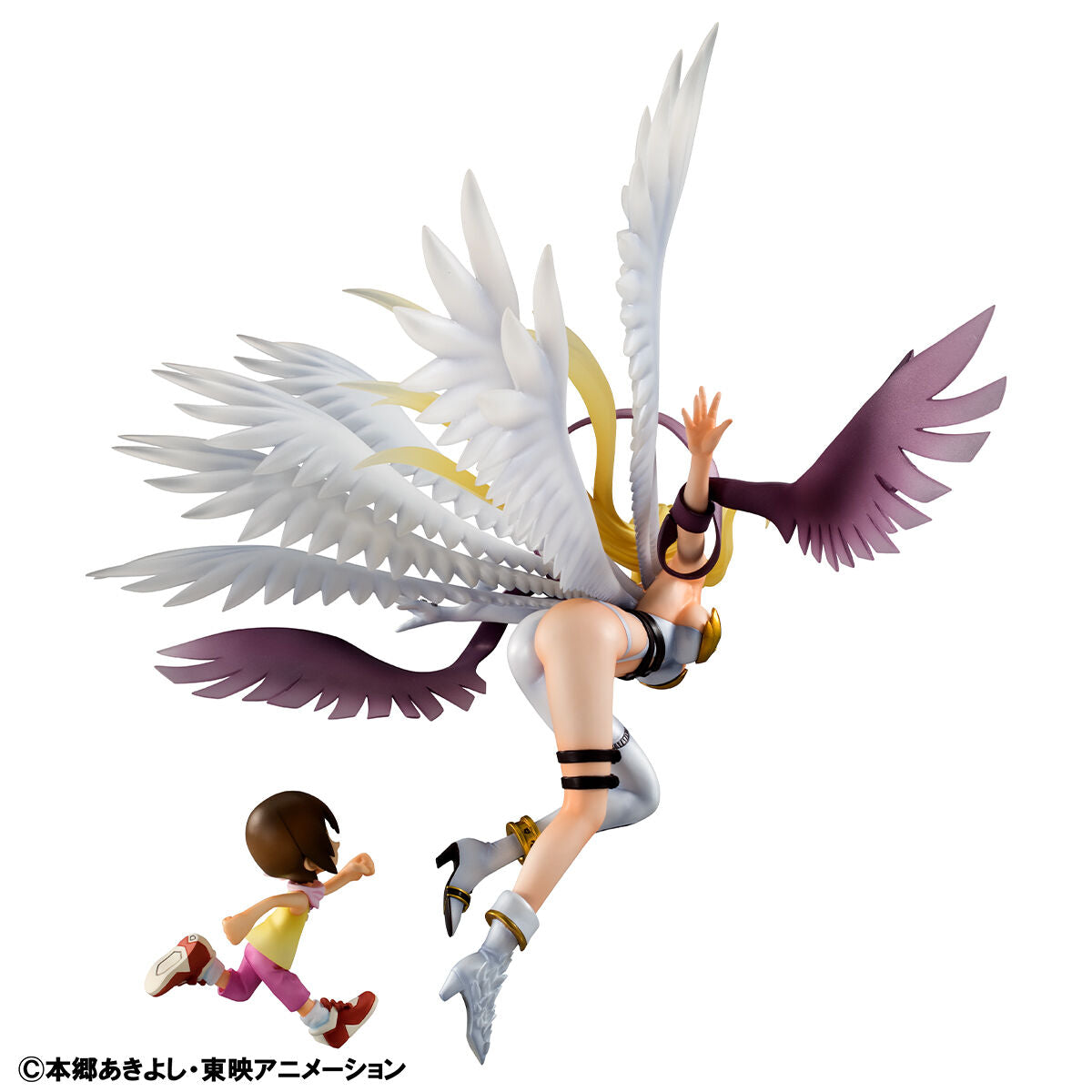 Angewomon & Hikari Yagami GEM Digimon Megahouse