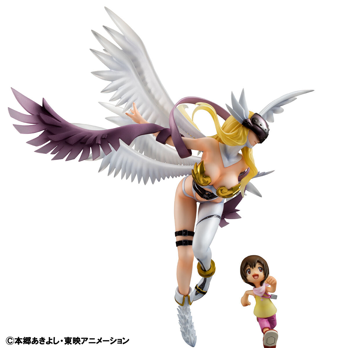 Angewomon & Hikari Yagami GEM Digimon Megahouse