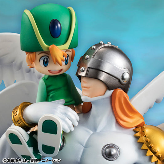 Angemon & Takeru Takaishi GEM Digimon Megahouse