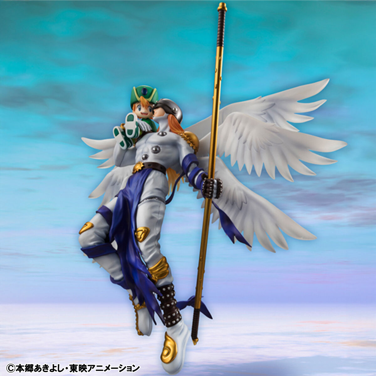 Angemon & Takeru Takaishi GEM Digimon Megahouse