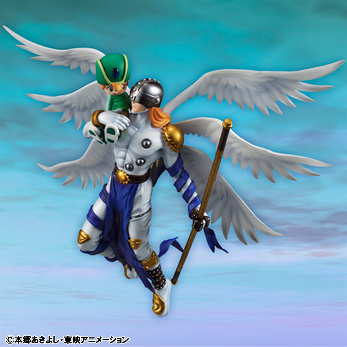 Angemon & Takeru Takaishi GEM Digimon Megahouse