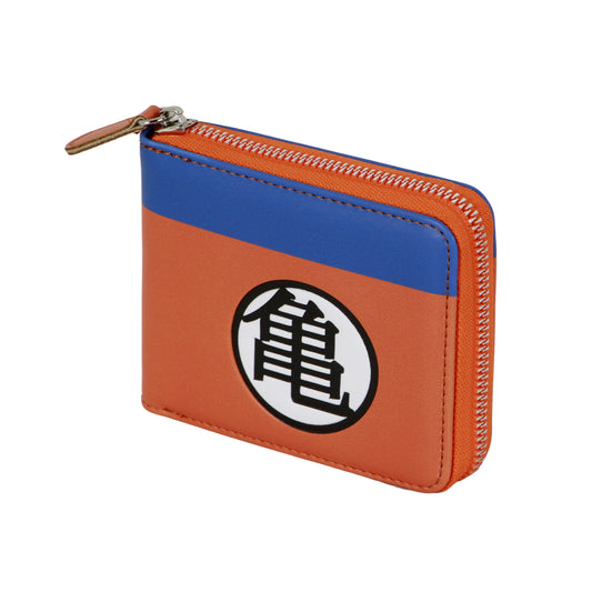 Dragon Ball (Bola de Dragón) Symbol-Wallet Man Zip, Multicolor