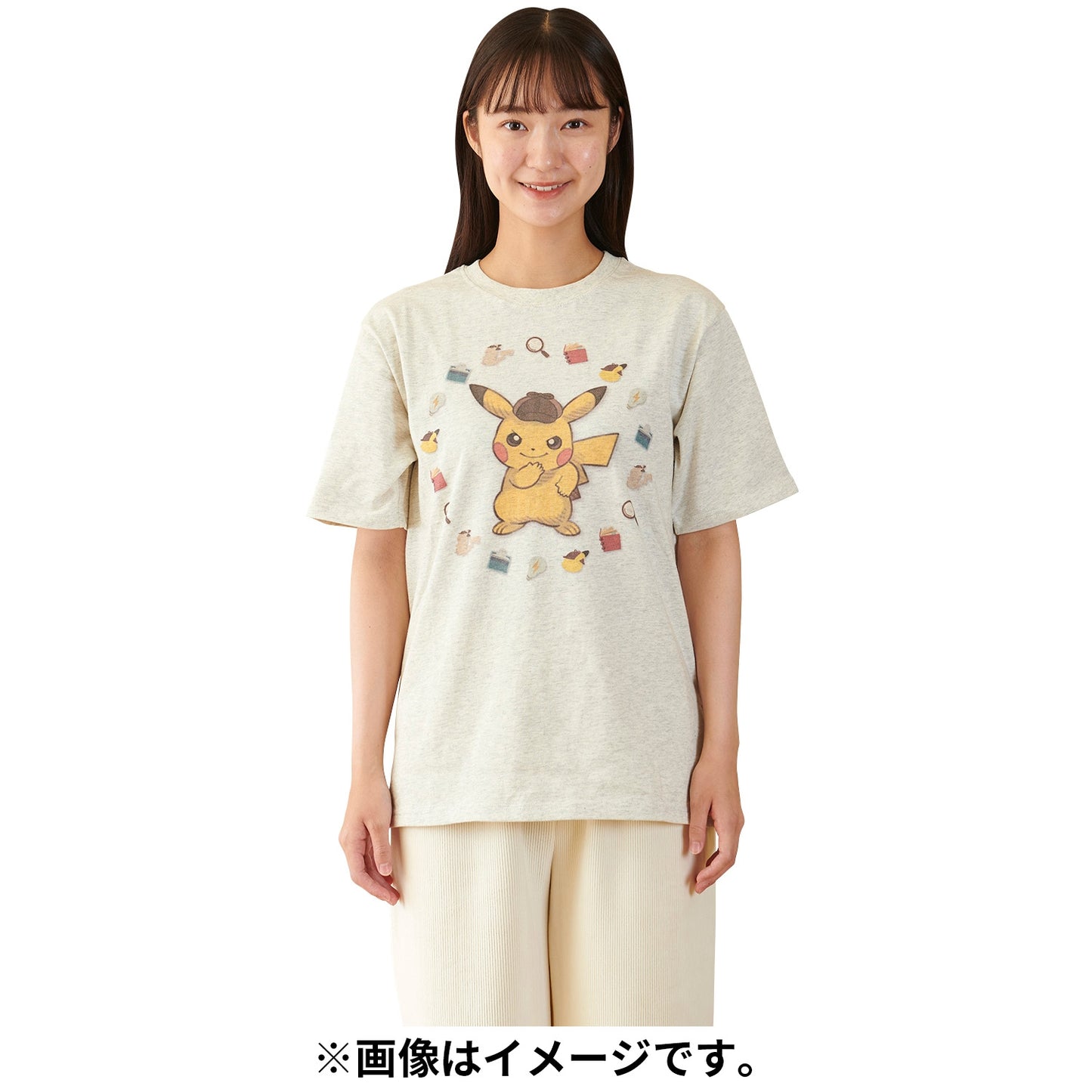 Detective Pikachu Returns T-shirt (M - L Size) Pokémon Pokémon Center