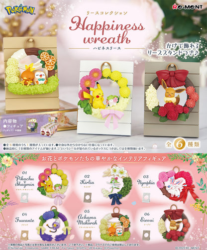 Wreath Collection: Happiness Wreath Pokemon Re-Ment (Open, Perfect Condition)