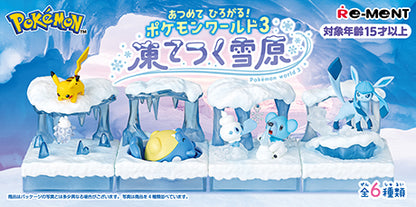 Pokémon World 3: The Frozen Snowfield Pokemon Re-Ment (Open, Perfect Condition)