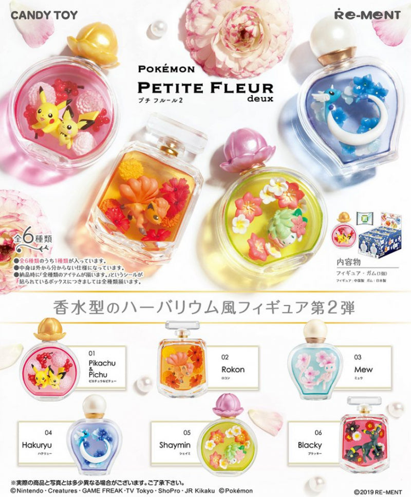 PETITE FLEUR deux Pokemon Re-Ment (Open, Perfect Condition)