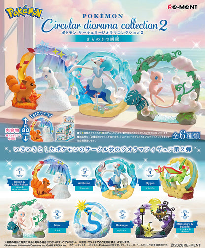 Circular Diorama Collection 2 A Sparkling Moment Pokemon Re-Ment (Open, Perfect Condition)