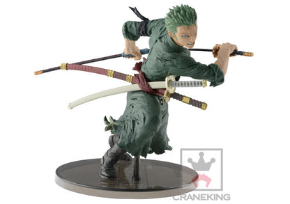Roronoa Zoro Zoukeiou Chojho Kessen III Figure Colosseum Banpresto (Open, Perfect Condition)