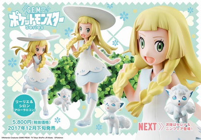 Lillie  & Alolan Vulpix / Lillie & Alola Rokon  G.E.M. Pocket Monsters Series MEGAHOUSE
