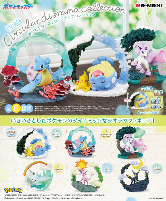Pokemon Circular diorama collection Re-Ment