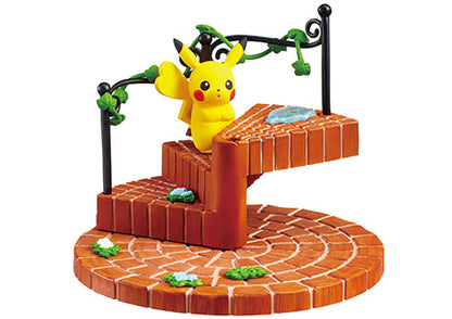 A town after the rain Connect them together for a cute Pokémon staircase Re-Ment (Open, Perfect Condition)