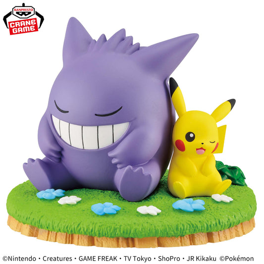 Pikachu & Gengar Relaxing Time Figures Pokémon Banpresto