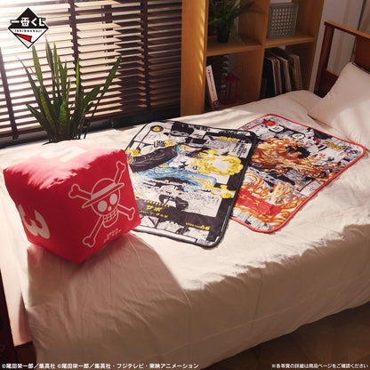 Portgas D Ace Card design blanket Premio B Ichiban Kuji One Piece