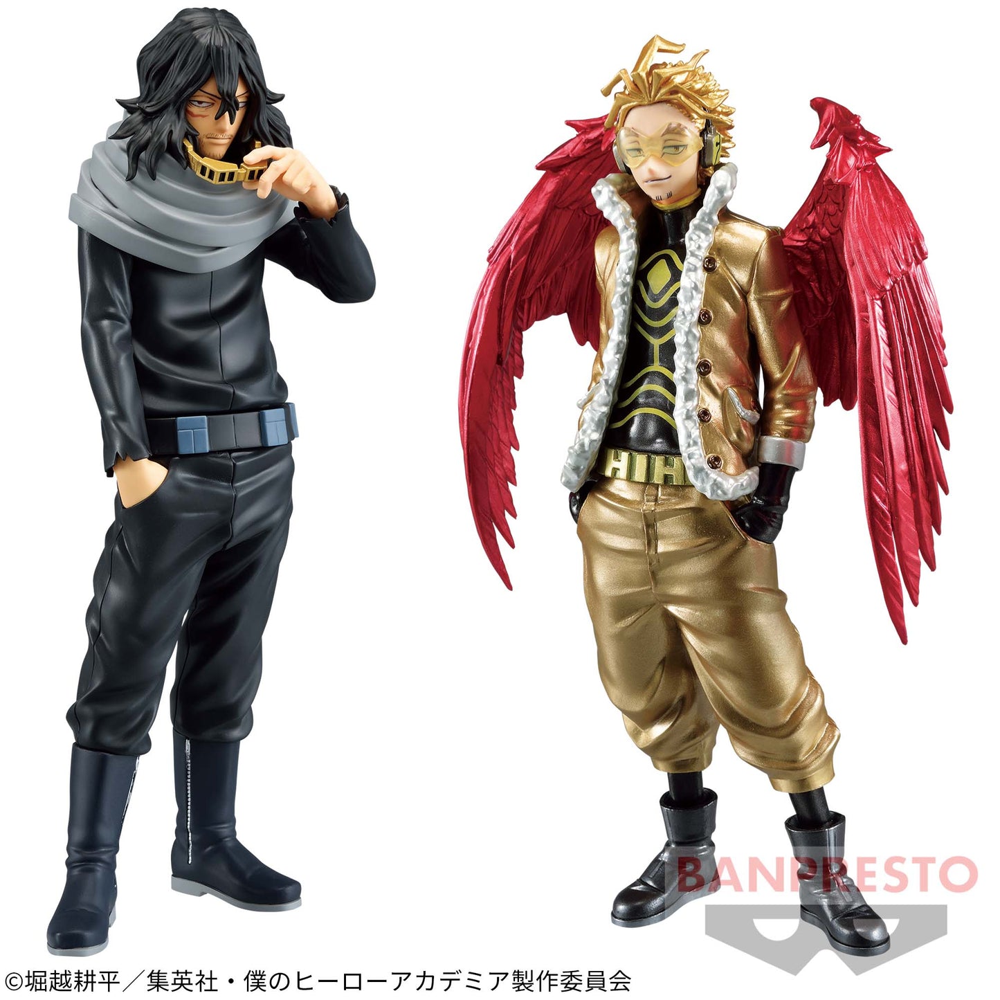 Shota Aizawa and Hawks AGE OF HEROES Banpresto My Hero Academia