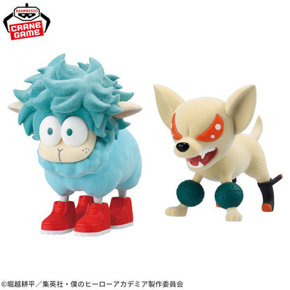 Deku sheep & Baku dog Fluffy Puffy Banpresto My Hero Academia