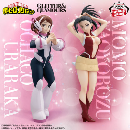 Ochaco Uraraka & Momo Yaoyorozu GLITTER&GLAMOURS Banpresto My Hero Academia