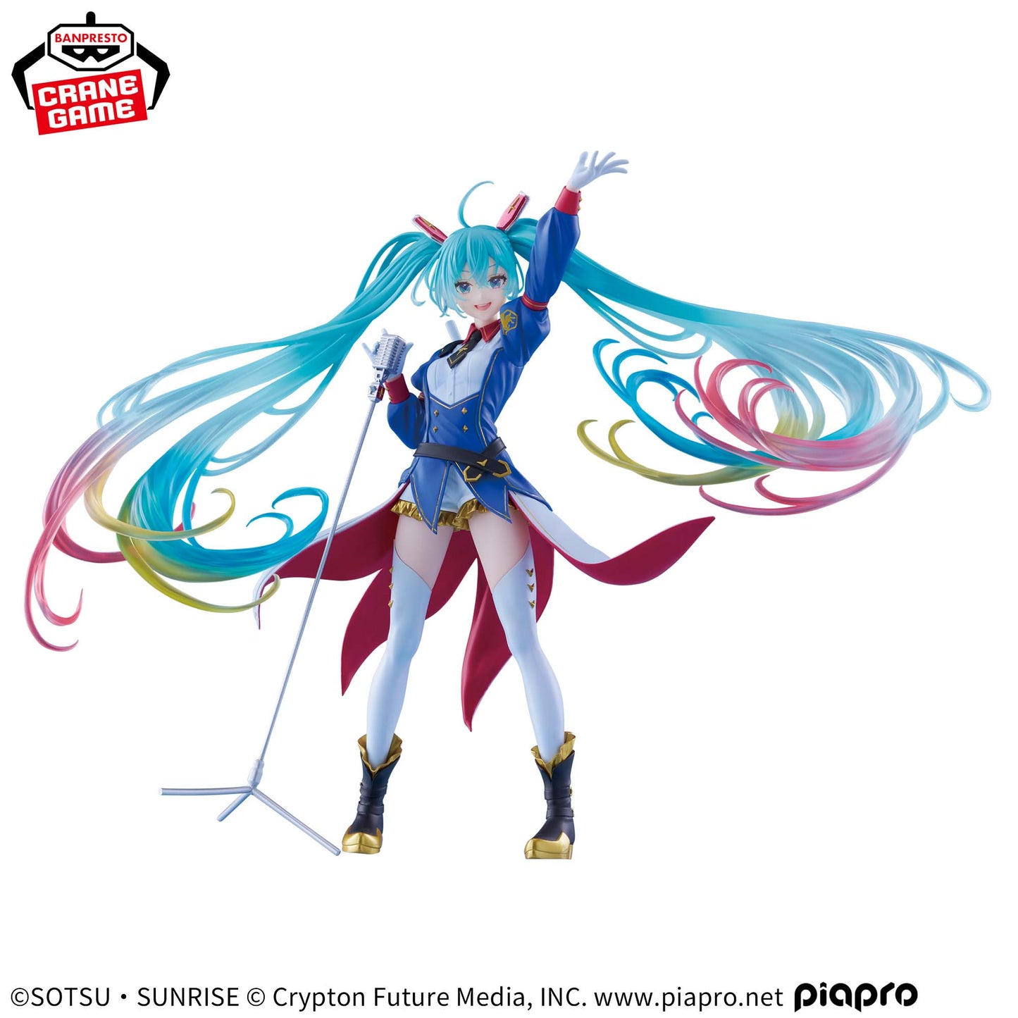 Gundam 45th Anniversary x Hatsune Miku EVOLVE GUNDAM Collaboration Banpresto Hatsune Miku
