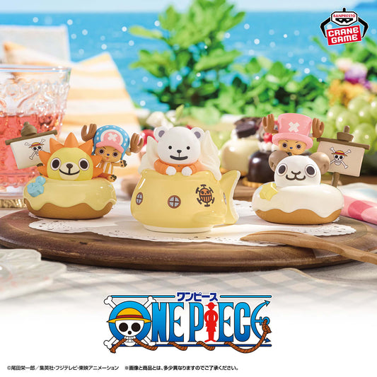 Chopper, Bepo, and the Pirate Ship Paldolce collection One Piece Banpresto