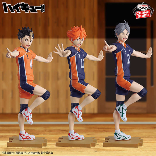 Hinata & Nishinoya & Sugawara One Nice Serve!! Figure Banpresto Haikyuu!!