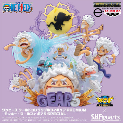 Monkey D. Luffy GEAR5 Special S.H.Figuarts X Wcf Premium  One Piece