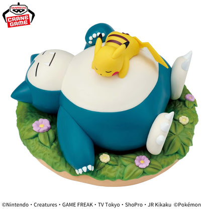 Pikachu & Snorlax Relaxing Time Figures Pokémon Banpresto