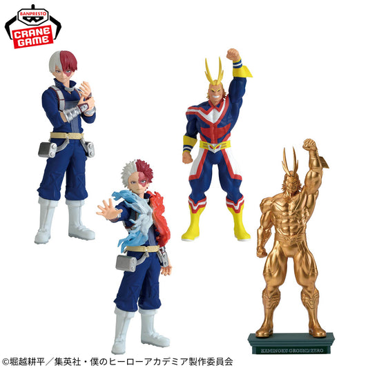 Shoto Todoroki and All Might Figuno Banpresto My Hero Academia