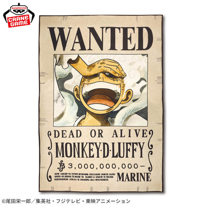 Monkey D. Luffy Wanted Poster Blanket Banpresto One Piece