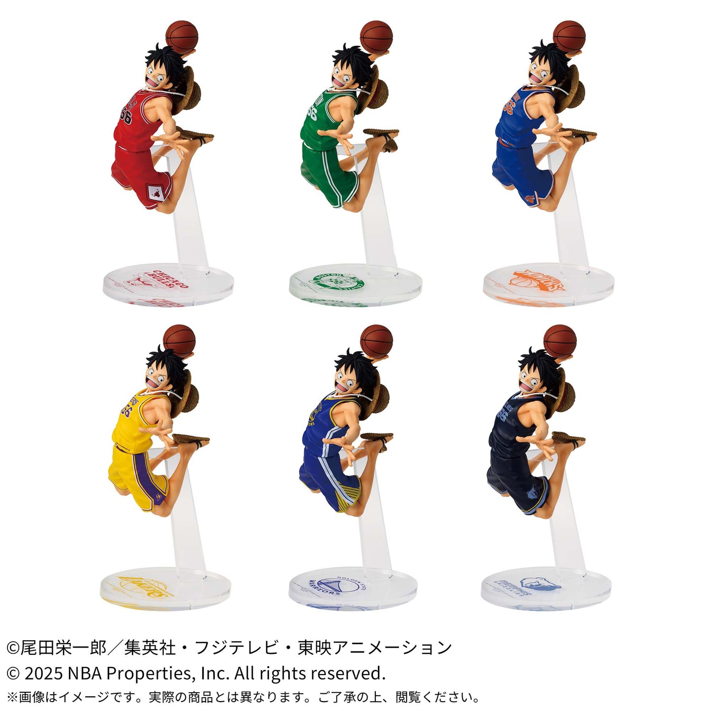 GOLDEN STATE WARIORS Ver. ONE PIECE ×NBA MASTER STARS PIECE THE MONKEY.D.LUFFY