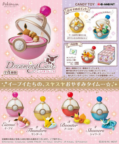 Pokémon Eevee & Amis Boîte de Rêves Re-Ment (Ouvert, Parfait État)