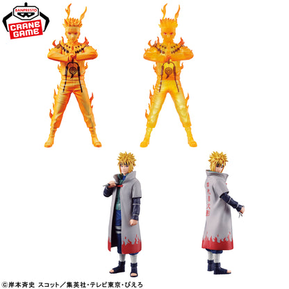 UZUMAKI NARUTO et NAMIKAZE MINATO Figuno NARUTO Shippuden Banpresto