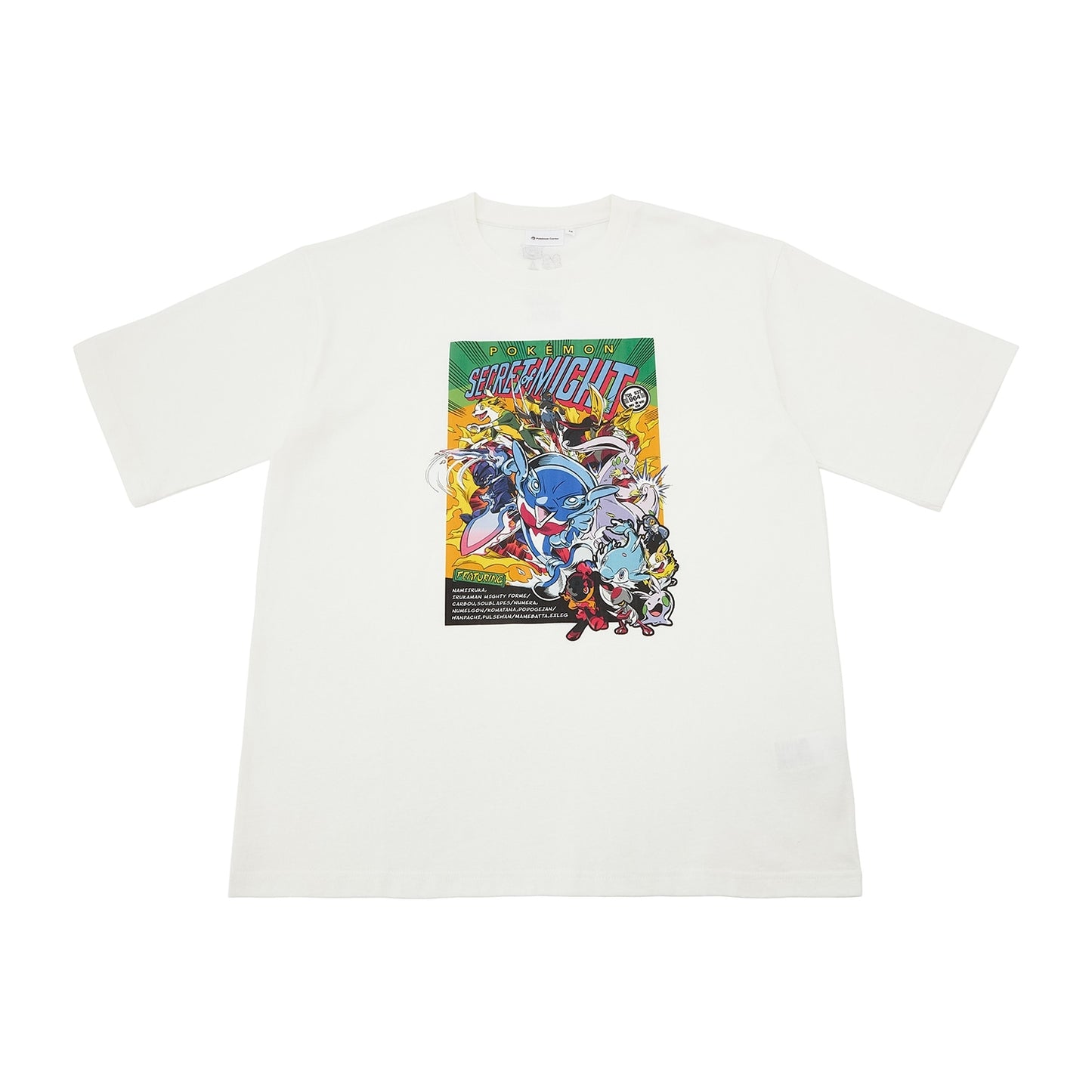 SECRET of MIGHT T-shirt (M - L Size) Pokémon Pokémon Center